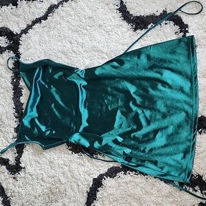 Emerald green going out dress zaful M